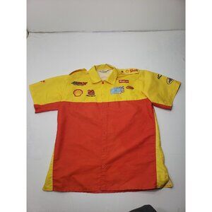 Vintage Kevin Harvick #29 Shell Racing Pit Crew Shirt NASCAR Uniform Group Sz Lg